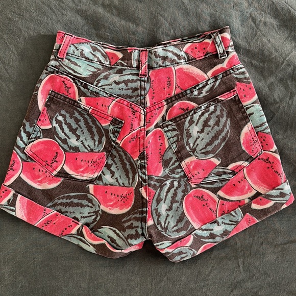 American Apparel watermelon high waist shorts - Picture 6 of 7